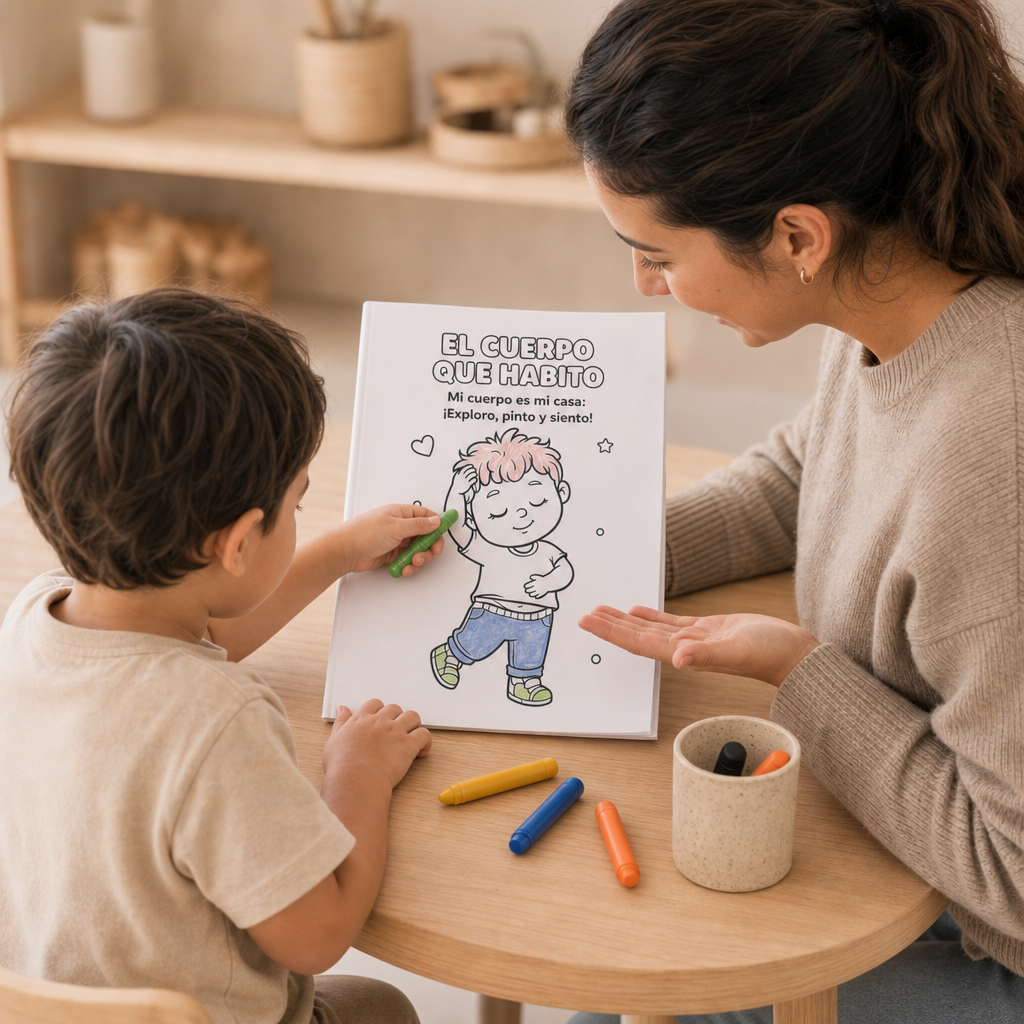 SERIE El cuerpo que habito - Mi casa es mi cuerpo y Las emociones que vienen y van